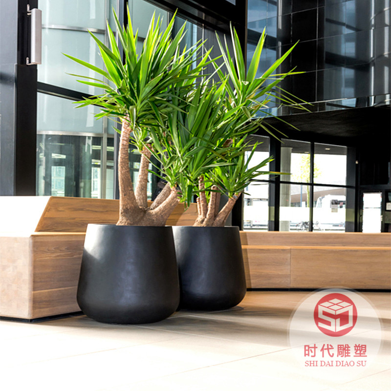 玻璃鋼花盆育苗種植槽式護(hù)欄花盆戶外高架橋市政長方形玻璃鋼花箱