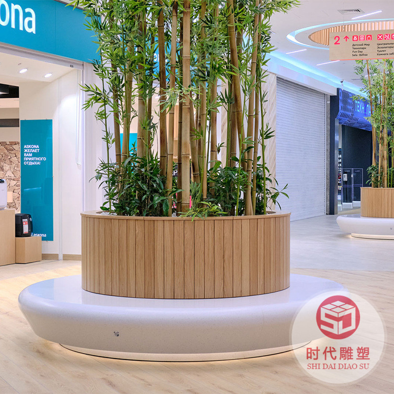 玻璃鋼休閑座椅商場(chǎng)美陳樹(shù)池坐凳機(jī)場(chǎng)椅子創(chuàng)意造型戶(hù)外等候椅廠(chǎng)家